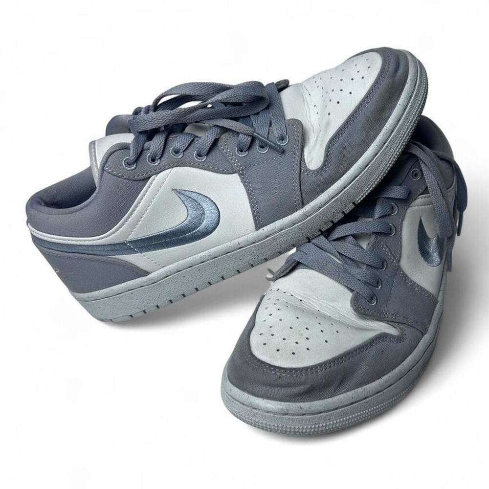 Nike Air Jordan 1 Low SE Light Steel Grey White Sail DV0426-012 Womens 10.5
